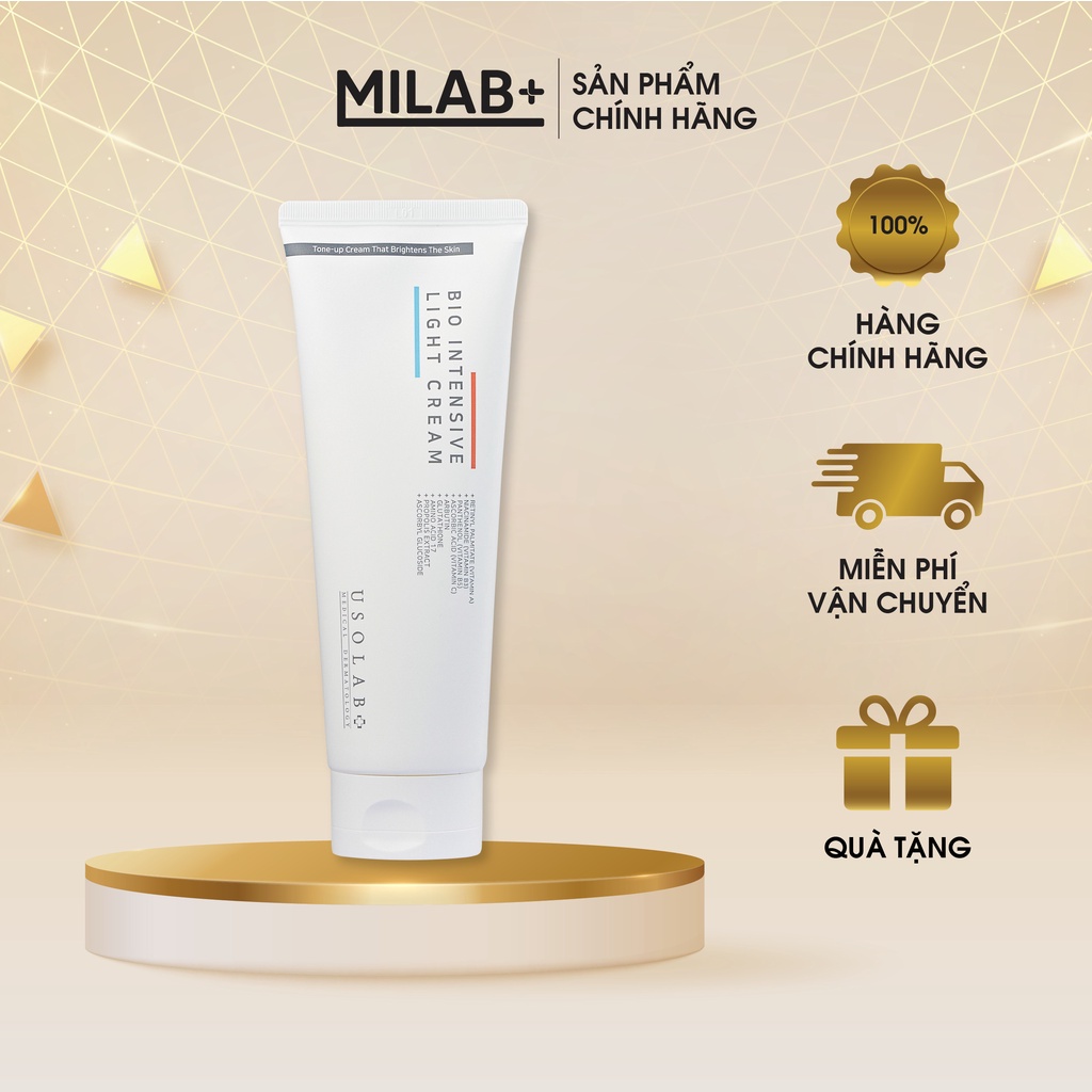 Kem body trắng da Usolab Giúp nâng tone, làm trắng và đều màu da 250 ml - MILAB