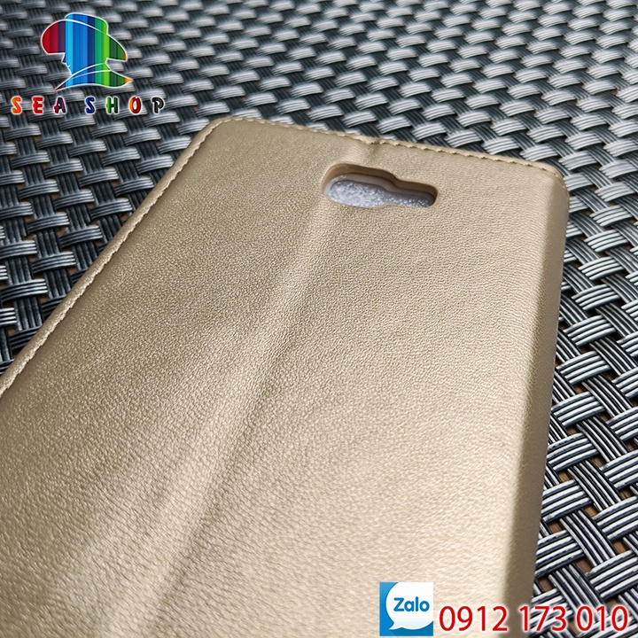 Bao da Samsung A9 2018 Dạng ví, Nắp gập-Ốp lưng 2 mặt có thiết kế ví cà thẻ, ngăn lớn để tien mặt - Kính OG cao cấp