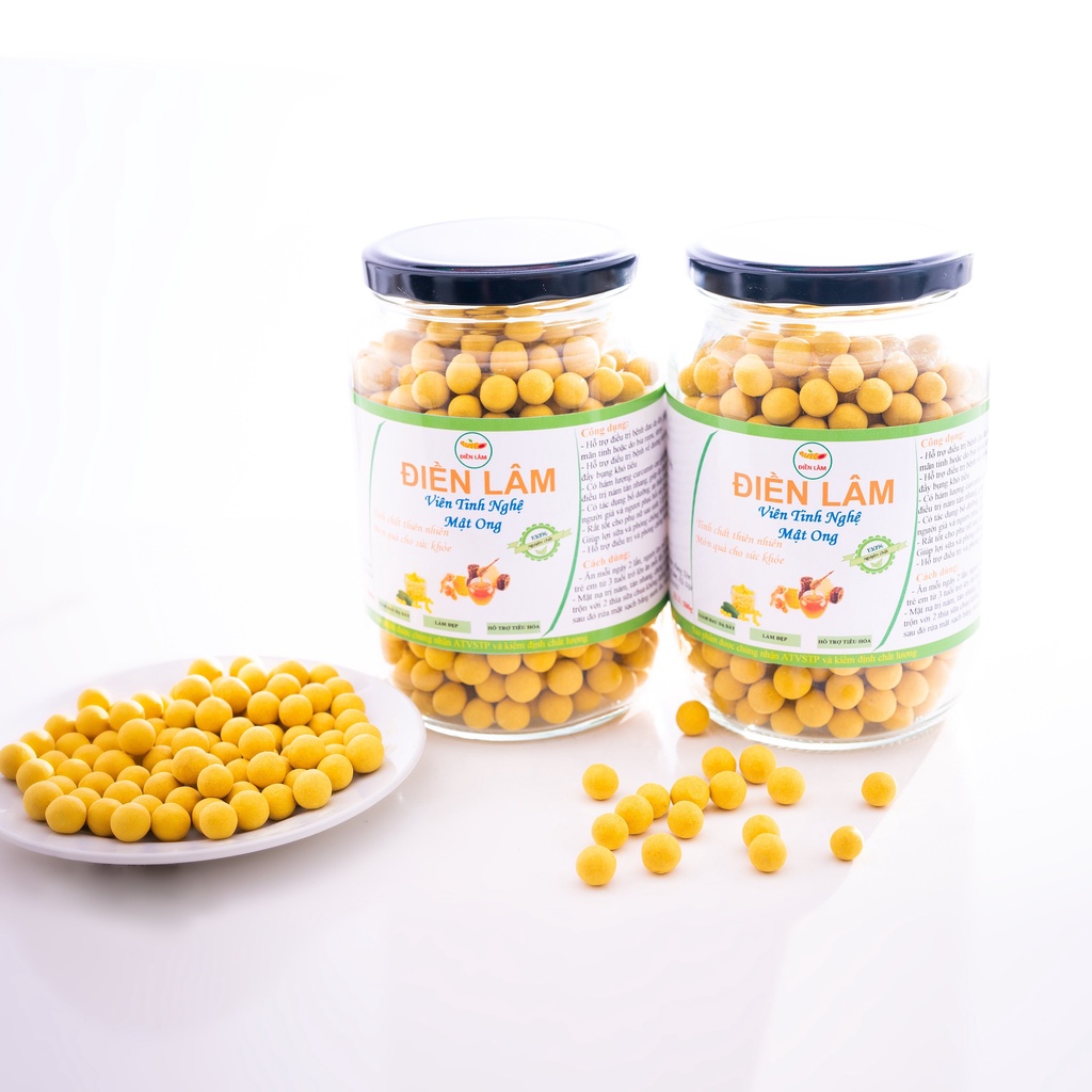 Viên Tinh Bột Nghệ Mật Ong Rừng Điền Lâm Loại Cao cấp 1kg