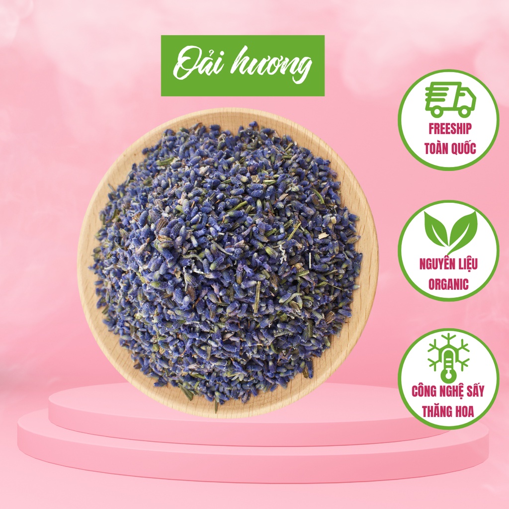 100g Trà Nụ Hoa Oải Hương (Hoa Lavender) Thơm Ngào Ngạt làm trà hoa, tinh dầu, túi thơm khử mùi