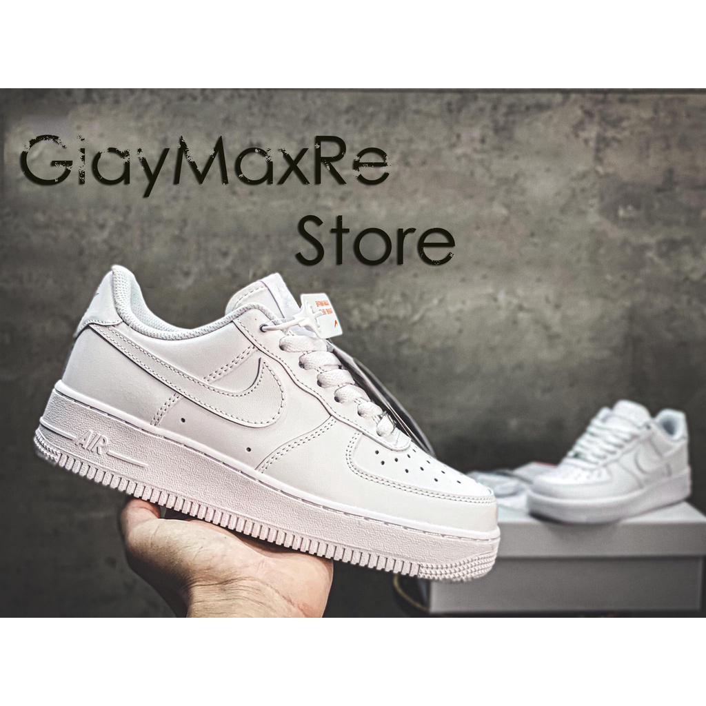 Giày Sneaker A.F.1 Màu Trắng All White Full Trắng Bản Chuẩn Full Box Bill