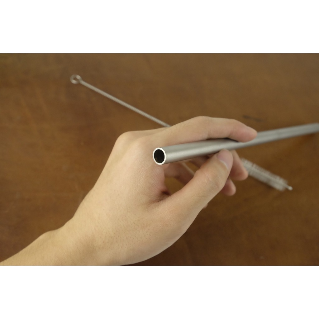 EDC - Titanium Straight Straw (Ống Hút Titan Thẳng - T1 10*255*1mm)