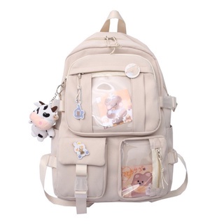 Balo ulzzang đi học nam nữ, balo thời trang chống thấm nước BL64 - Koni Store