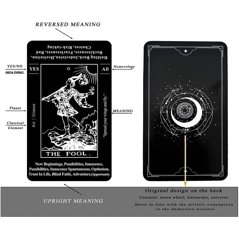 Best Tarot Decks With Meanings And Keywords On The Cards , Hộp Cứng New NifoKi