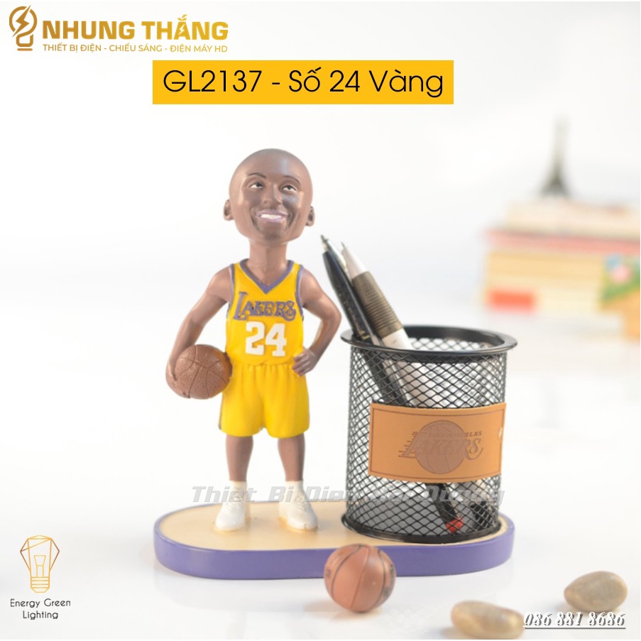 Ống Đựng Bút Mô Hình Siêu Sao Bóng Rổ Đứng GL2137 - Decor Trang Trí Căn Phòng - Thiết Kế Độc Đáo,Tiện Dụng