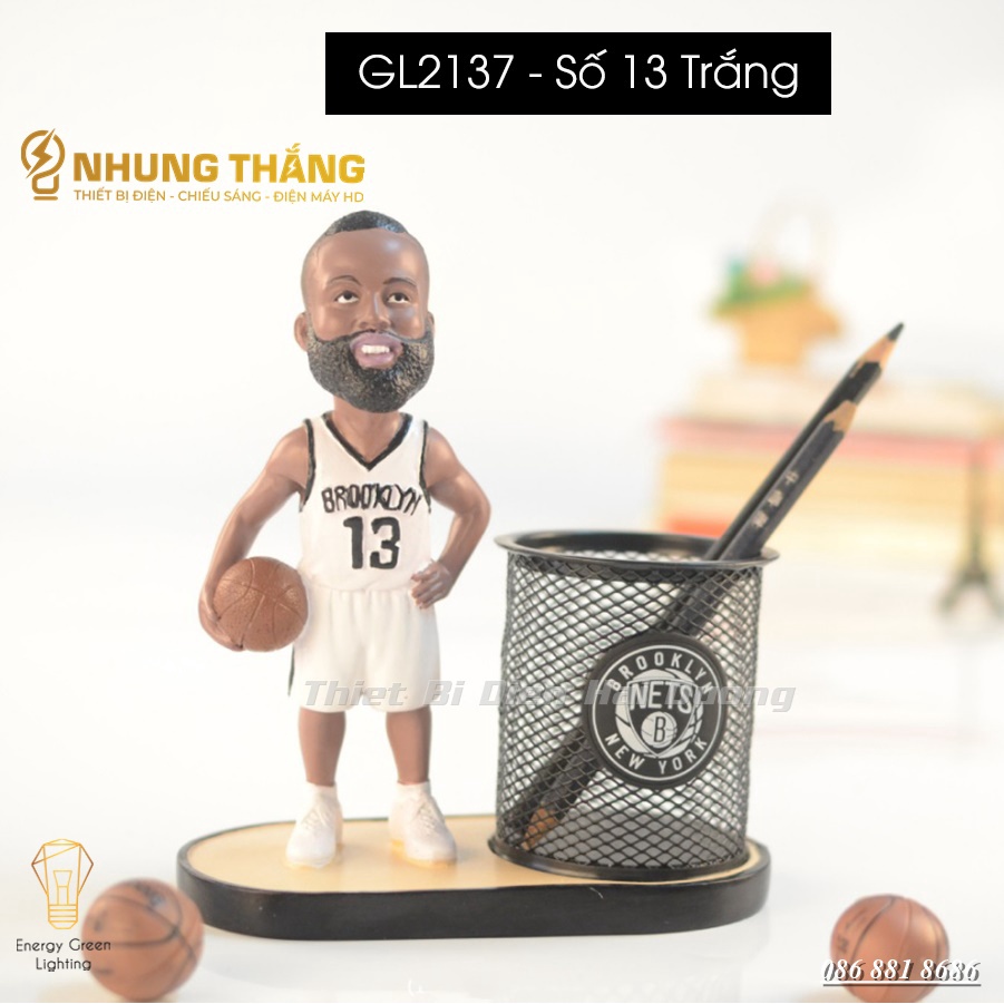 Ống Đựng Bút Mô Hình Siêu Sao Bóng Rổ Đứng GL2137 - Decor Trang Trí Căn Phòng - Thiết Kế Độc Đáo,Tiện Dụng
