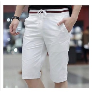 Quần short kaki lưng thun vải giản cao câp