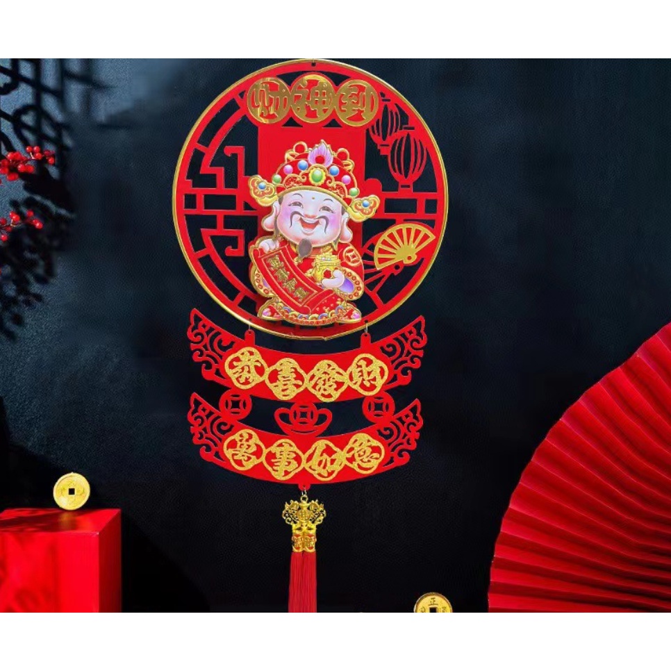 Dây treo ông thần tài lắc lư may mắn nhiều mẫu