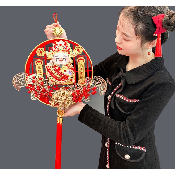 Dây treo ông thần tài lắc lư may mắn nhiều mẫu