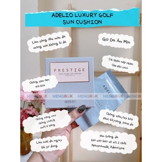 Golf cushion/phấn nước chống nắng cao cấp adelio prestige hole in one sun cushion 25g