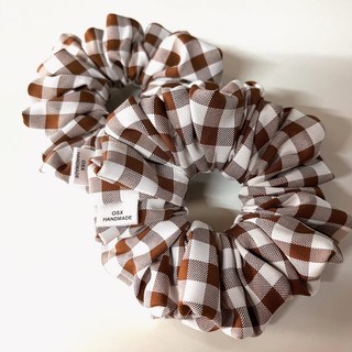 Dây Scrunchie handmade Brown - by OSX Handmade