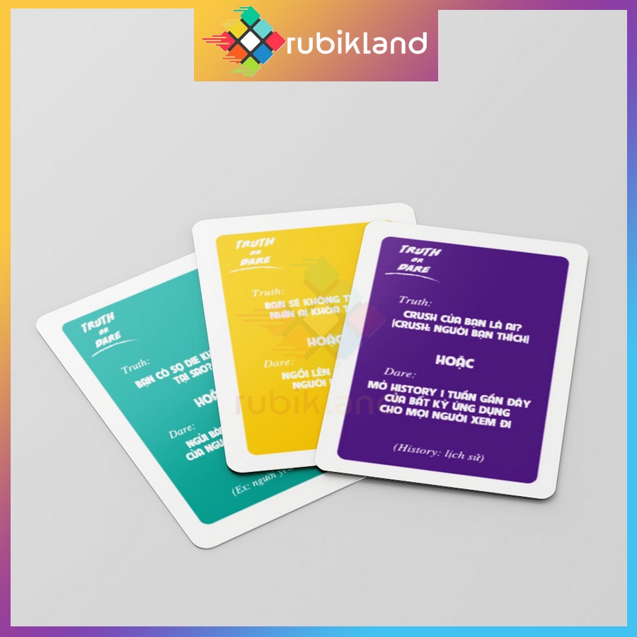 Bộ Bài Lói Hay Lèm Truth Or Dare Việt Hóa Drinking Game Card Bài Uống Rượu Bia Tạo Sự Thú Vị Gắn Kết Tình Bạn