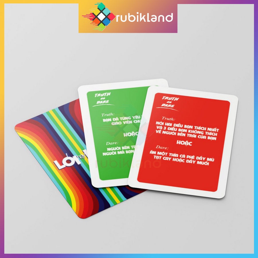 Bộ Bài Lói Hay Lèm Truth Or Dare Việt Hóa Drinking Game Card Bài Uống Rượu Bia Tạo Sự Thú Vị Gắn Kết Tình Bạn