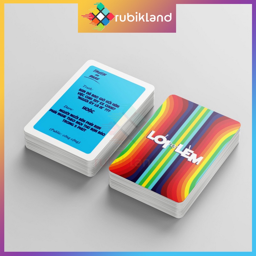 Bộ Bài Lói Hay Lèm Truth Or Dare Việt Hóa Drinking Game Card Bài Uống Rượu Bia Tạo Sự Thú Vị Gắn Kết Tình Bạn