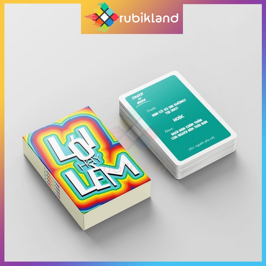 Bộ Bài Lói Hay Lèm Truth Or Dare Việt Hóa Drinking Game Card Bài Uống Rượu Bia Tạo Sự Thú Vị Gắn Kết Tình Bạn