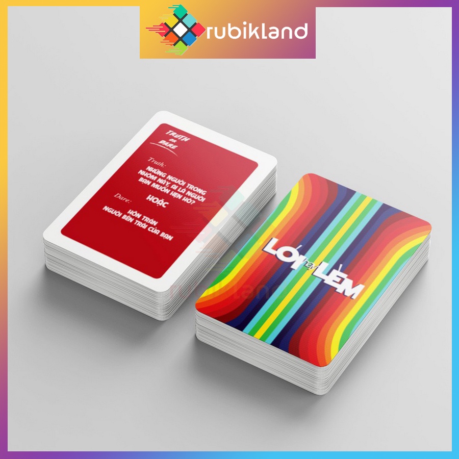 Bộ Bài Lói Hay Lèm Truth Or Dare Việt Hóa Drinking Game Card Bài Uống Rượu Bia Tạo Sự Thú Vị Gắn Kết Tình Bạn