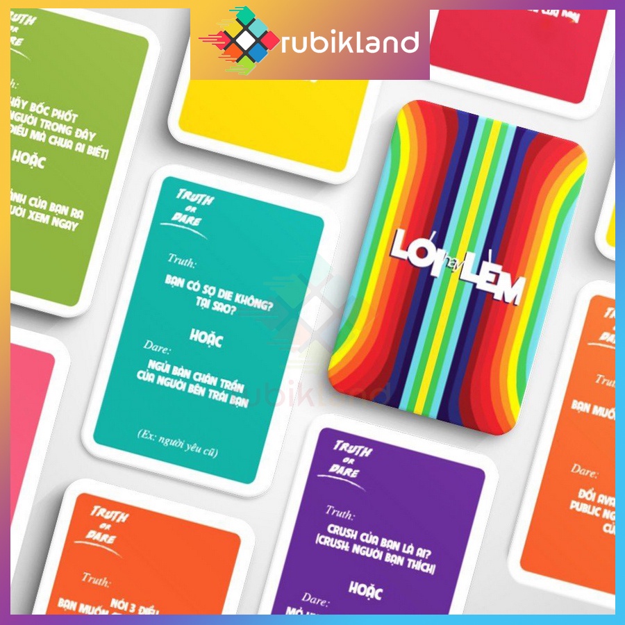 Bộ Bài Lói Hay Lèm Truth Or Dare Việt Hóa Drinking Game Card Bài Uống Rượu Bia Tạo Sự Thú Vị Gắn Kết Tình Bạn