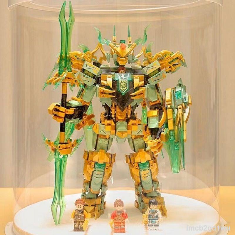 ♕ ♂✸✺Tương thích với các khối xây dựng Lego Phantom Ninja minifigure vàng giảm im lặng rồng mech boy xếp hình đồ chơi lắ