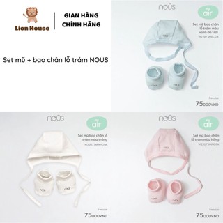 Set mũ bao tay và mũ bao chân NOUS mới