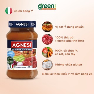 Sốt thịt bò bằm nhập khẩu Ý Sauce Bolognese 400g thích hợp trộn mì ý
