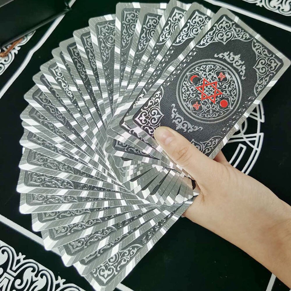 Bộ bài Gold foil Tarot The Fool thẻ nhựa phiên bản Cao Cấp Nifoki