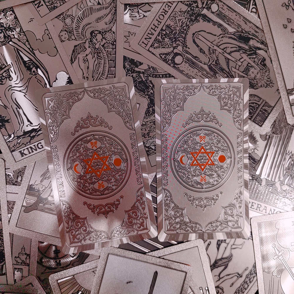 Bộ bài Gold foil Tarot The Fool thẻ nhựa phiên bản Cao Cấp Nifoki
