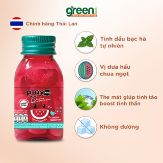  Kẹo ngậm Playmore hũ 22g nhiều vị dưa hấu táo đỏ nho đào sakura xí muội chanh mật ong bạc hà xôi xoài dâu tây 