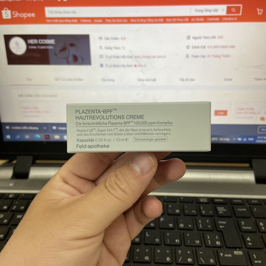 Kem Nhau Thai Phục Hồi Da PLAZENTA BPF size 10ml