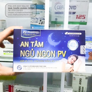 Viên uống An Tâm Ngủ Ngon PV Pharma giúp an thần, giảm căng thẳng, mất ngủ