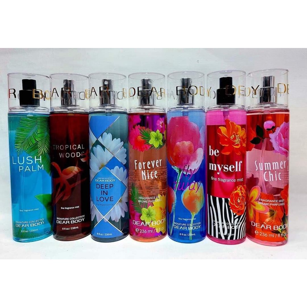 BODY MIST DÀNH CHO NỮ - XỊT THƠM TOÀN THÂN - DEAR BODY 236ml - TẠO MÙI THƠM CƠ THỂ