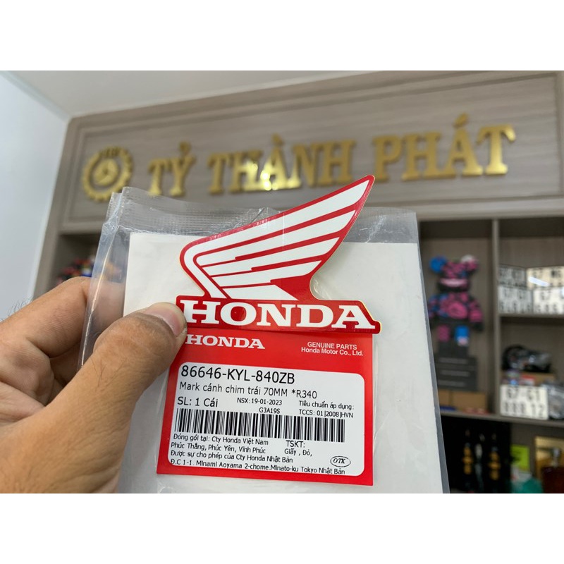 Tem cánh chim Fu X giấy Đỏ Trái