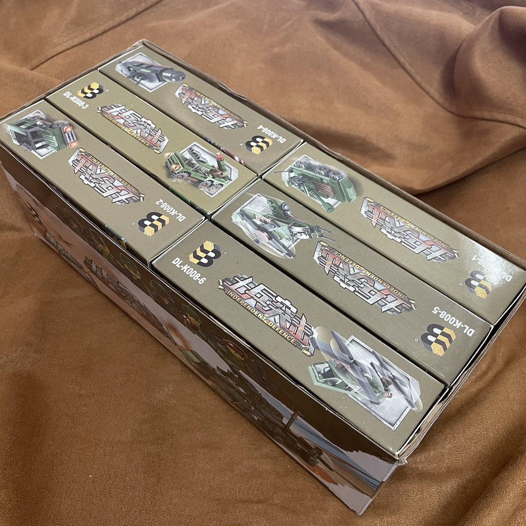 Lego xếp hình xe tăng chiến đấu 6 in 1 đồ chơi thông minh cho bé