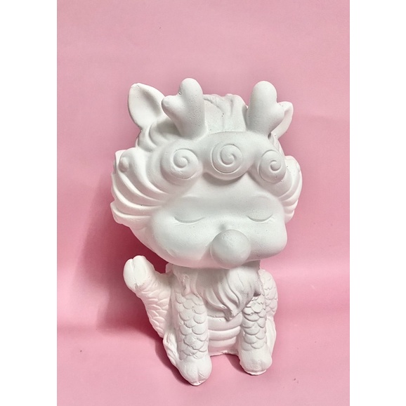 Tô Tượng thạch cao size XXL Em Bé Lân 2 sừng cao cấp