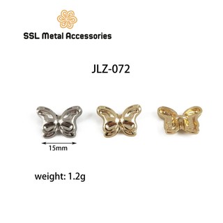 Set 10 nút áo kim loại thời trang cao cấp mới hình bướm dành cho vest, sơ mi,..JLZ-072, #ssl_accessories