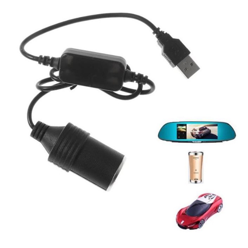 5V sang 12V, Cáp Chuyển 5V Sang 12V.Đầu Vào Là Cổng USB, Đầu Ra Là Cổng Tẩu | BigBuy360 - bigbuy360.vn