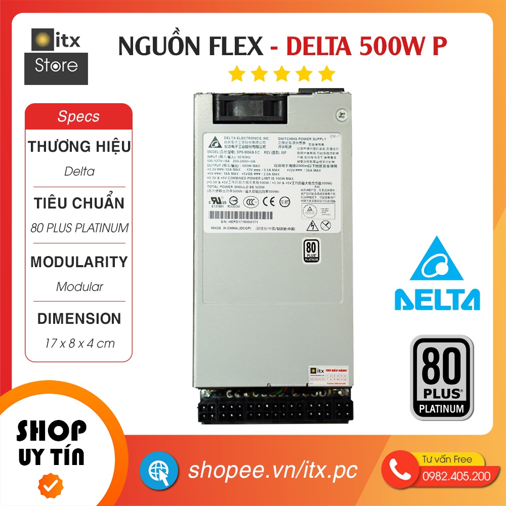 - Nguồn Flex Delta 500w - Module - ZIN (tem trắng) YTC