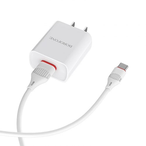 Bộ Sạc Nhanh Borofone Ba20 Chính Hãng 2.1A, Bộ Sạc Chính Hãng Bảo Hành 12 Tháng