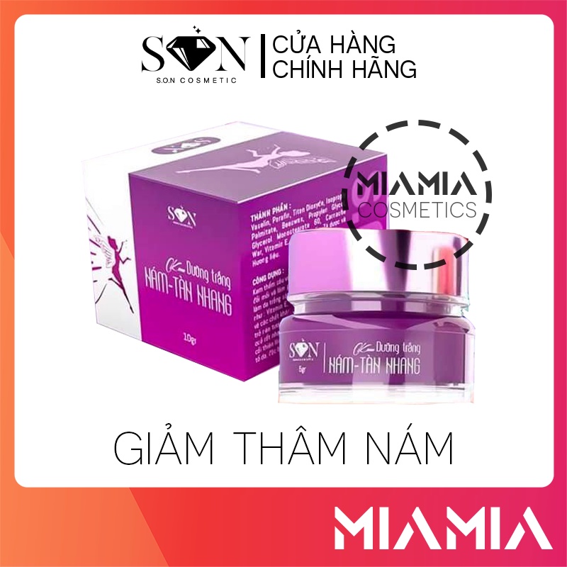 Kem Face SON Màu Tím Chính Hãng - Kem Dưỡng Trắng Nám Tàn Nhang SON Cosmetic