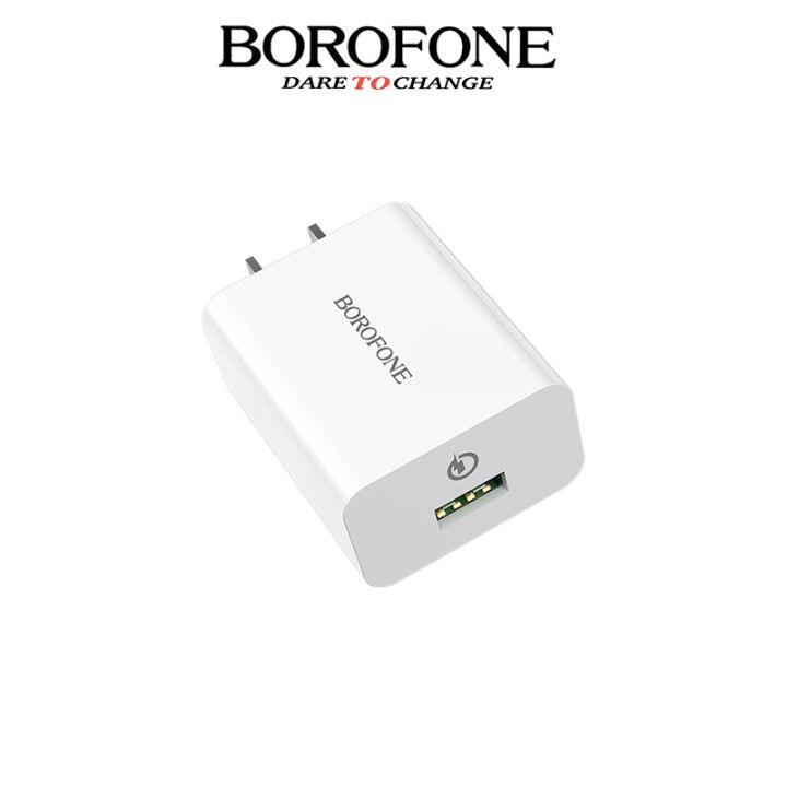 Bộ Sạc Nhanh Borofone Ba21 Chính Hãng 3A, Bộ Sạc Chính Hãng Bảo Hành 12 Tháng