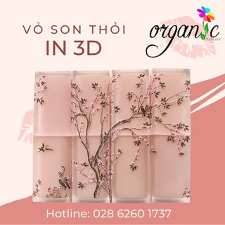 VỎ SON HANDMADE (IN 3D - MÀU HỒNG)