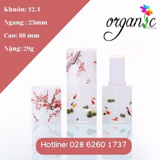 VỎ SON HANDMADE (IN 3D - MÀU TRẮNG)