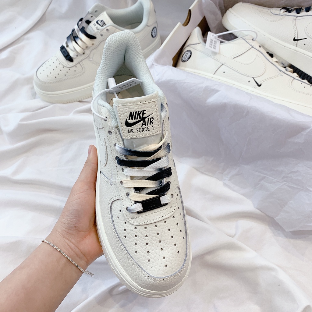 Giày thể thao AF1 brooklyn AF1 âm dương cổ thấp phong cách mới phá cách cho các bạn hàng full box bill