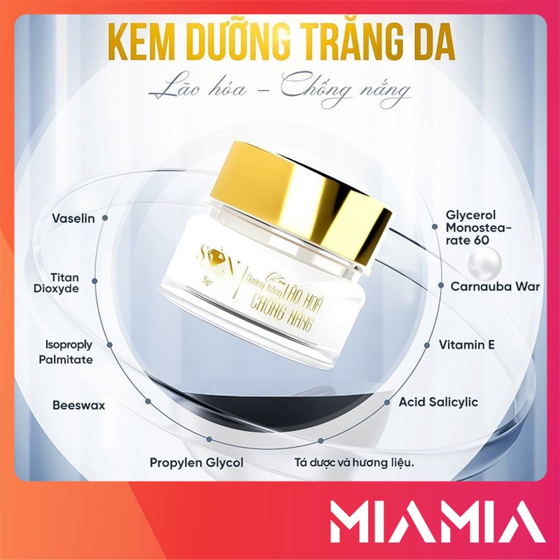 Kem Face SON Nguyễn Tiên Dưỡng Trắng Da Chống Lão Hoá Chính Hãng