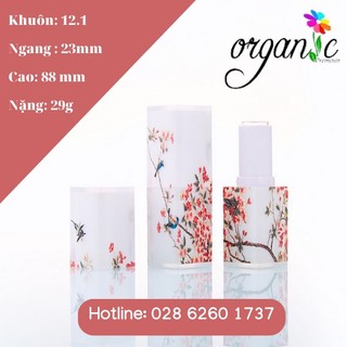 VỎ SON HANDMADE (IN 3D - MÀU TRẮNG)