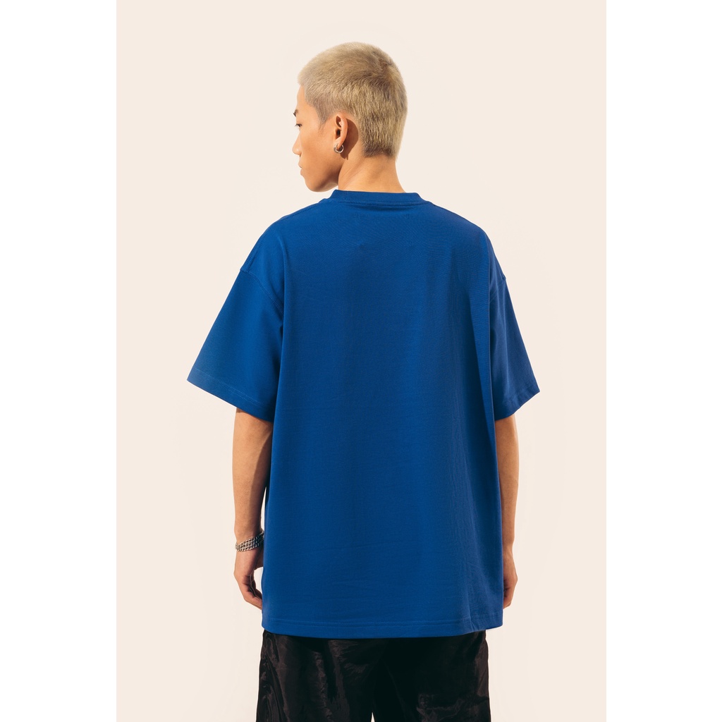 Áo Thun T-Shirt Oversize 84RISING Double Baby Freeze tee - Xanh coban
