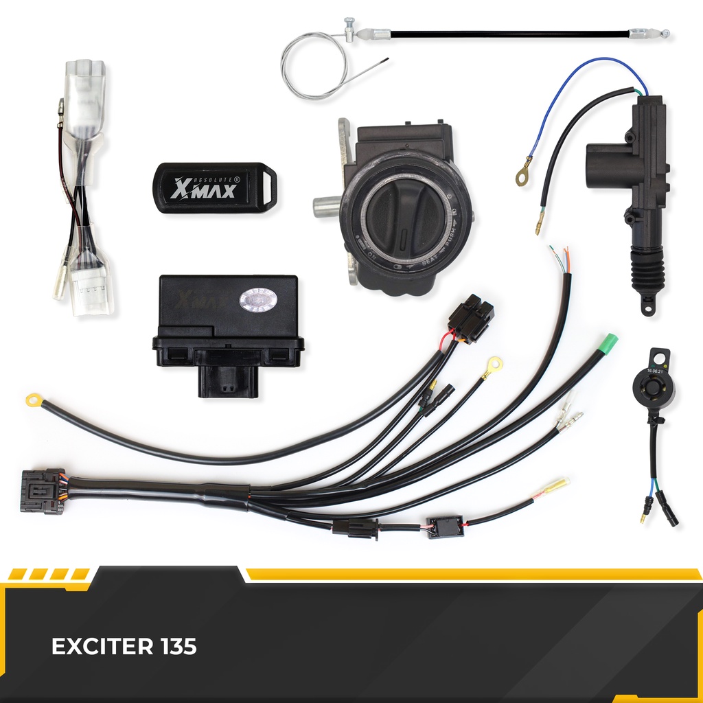 Smartkey Xmax Cơ Bản dành cho Exciter 135 2012-2014 nhận diện kết nối bảo vệ xe bằng Smartphone và Remote