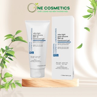 Gel Chống Nắng Đất Sét Vàng Thải Độc Da FCL Ultra Light Gold Silicone SPF 40 Translucent Gel 50ml