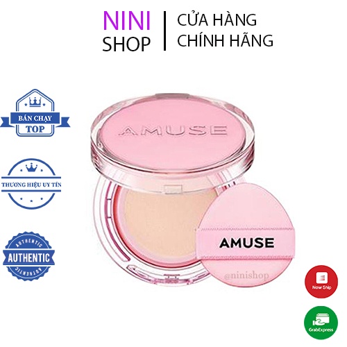 Phấn nước mới giữ lên tới 24h amuse dew power vegan cushion - ninishop