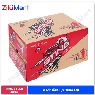 Nước tăng lực Sting hương dâu loại 330ml