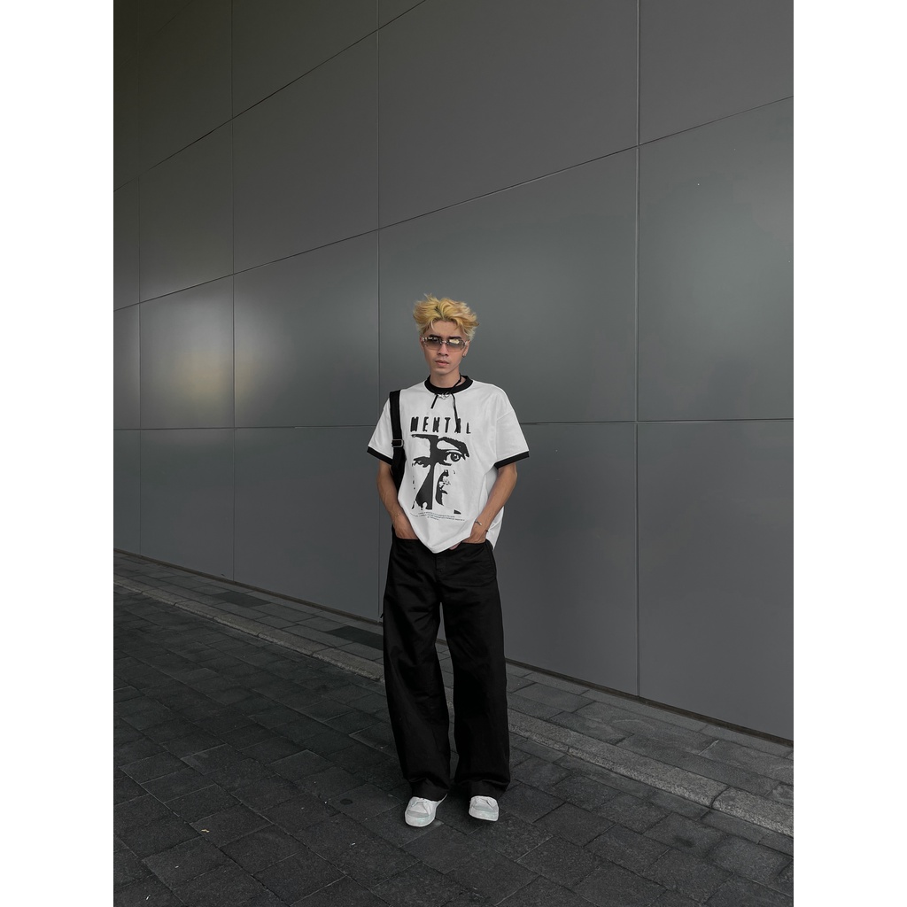 Áo Thun Nam Tay Ngắn In VISION VINTAGE MENTAL® - Boxy Tee